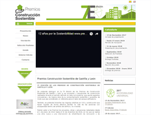 Tablet Screenshot of premioconstruccionsostenible.es